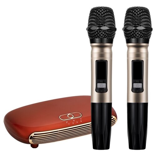 Универсальная вокальная радиосистема MS 8 BT Red - 2 микрофона он-лайн караоке HDMI оптический вход BLUETOOTH линейный входвыход 870000₽