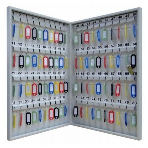 Ключница металлическая КЛ-80 (без брелоков на 80 ключей)