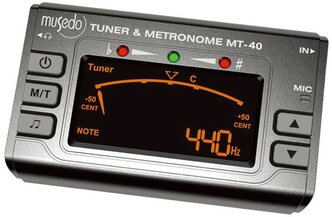 Метроном Musedo MT-40, тюнер, тон генератор