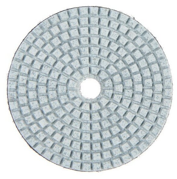 Алмазный гибкий шлифовальный круг тундра "Черепашка", для мокрой шлифовки, 100 мм, № 50