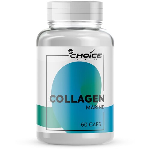 фото Коллаген mychoice nutrition marine collagen (коллаген+), 60 капс.