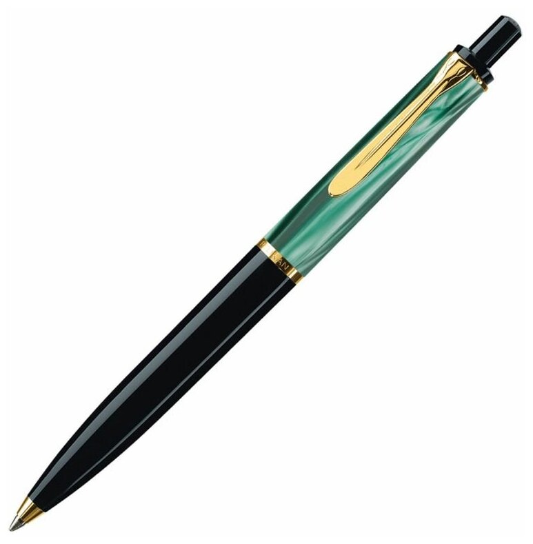 Шариковая ручка Pelikan Elegance Classic K200 Green-Marbled GT (PL996694)