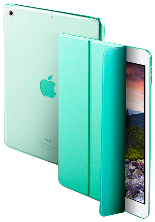 Чехол-обложка MyPads для Apple iPad 9.7 (2017) и Apple iPad 9.7 (2018) - A1822, A1823, A1893, A1954 тонкий умный кожаный с функцией смарт включен.
