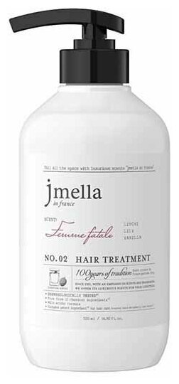 Парфюмированный кондиционер для всех типов волос Jmella In France Femme Fatale Hair Treatment 500 мл