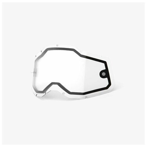 PitBikeClub Линза 100% RC2/AC2/ST2 Replacement Lens Dual Pane Clear (51008-501-01)