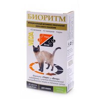 Витамины VEDA Биоритм для кошек со вкусом кролика , 48 таб. х 1 уп.