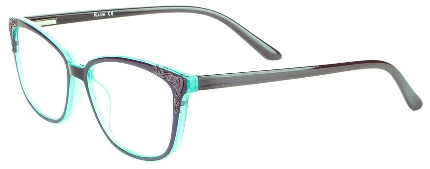 Готовые очки для чтения зеленые с диоптриями +3.00 футляр