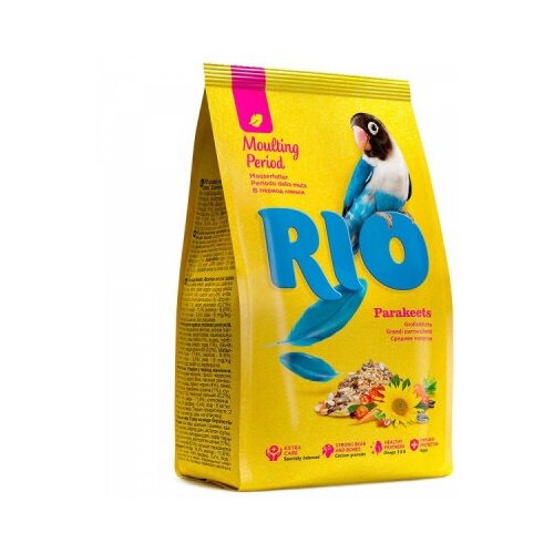 RIO (РИО) Корм для средних попугаев в период линьки 500гр