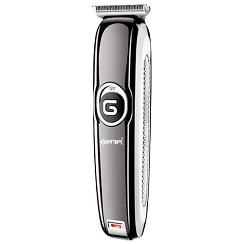 Gemei GM 6050, черный профессиональная машинка для стрижки волос on the style hc 568 4 насадки керамический нож сетевой адаптер для зарядки белый