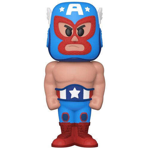 Фигурка Funko SODA Luchadores Captain America w/(MT) Chase 54509, 10 см фигурка funko vinyl soda luchadores venom w mt chase 54505