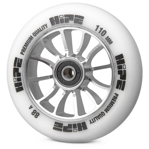 фото Колесо для самоката hipe h01 110 мм silver/white