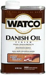 Масло тонирующее Датское Watco/Ватко Danish Oil, светлый орех, 0,472 л