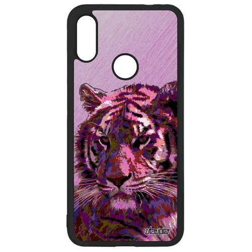 фото Красивый чехол на телефон // xiaomi redmi note 7 // "царь тигр" джунгли азия , utaupia, розовый