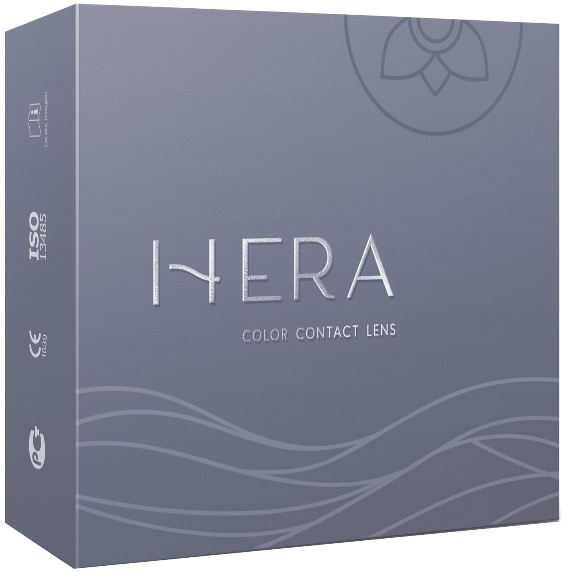 Hera Tri-Tone Elegance 2 линзы В упаковке 2 штуки Цвет Blue Оптическая сила -6 Радиус кривизны 8.6