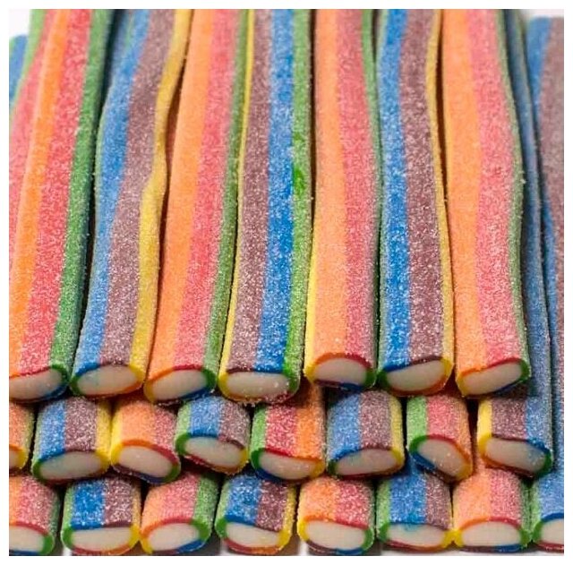 Мармелад жевательный Гигантские палочки 6-цветные в сахаре 1,65 кг/DAMEL/Испания