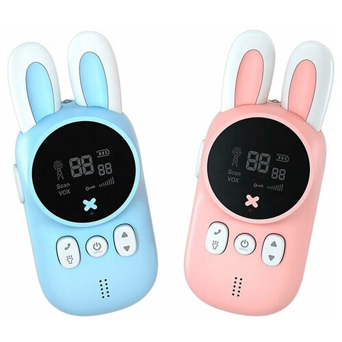 фото Набор детских рации kid walkie talkies 2 шт. blue/pink samutory