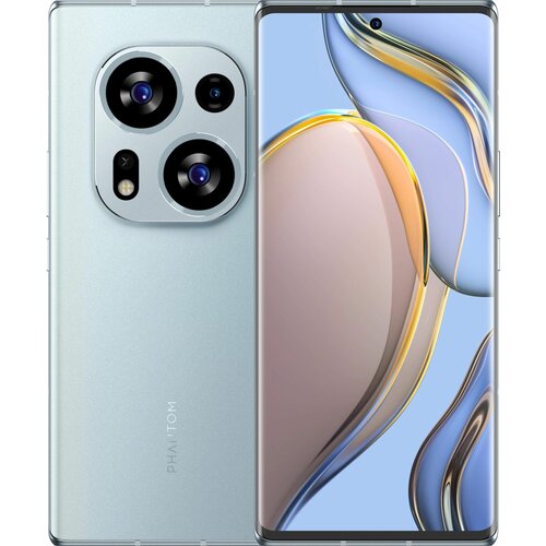 фото Смартфон tecno phantom x2 8/256 гб global для рф, 2 sim, серебристый лунный