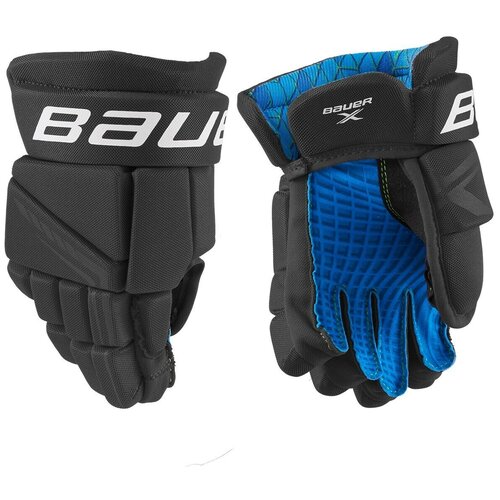 Перчатки хоккейные BAUER X S21 YTH 1058656 (9 / черный-белый) трусы хоккейные bauer s21 x yth m черные