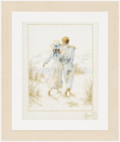 Изображение товара PN-0007948 Набор для вышивки крестом LanArte Romantic Couple "Романтичная пара"