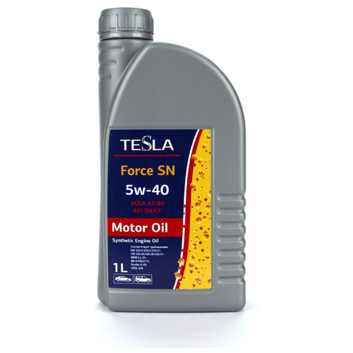 Моторное масло TESLA Force SN 5w-40 1 литр 467002887286