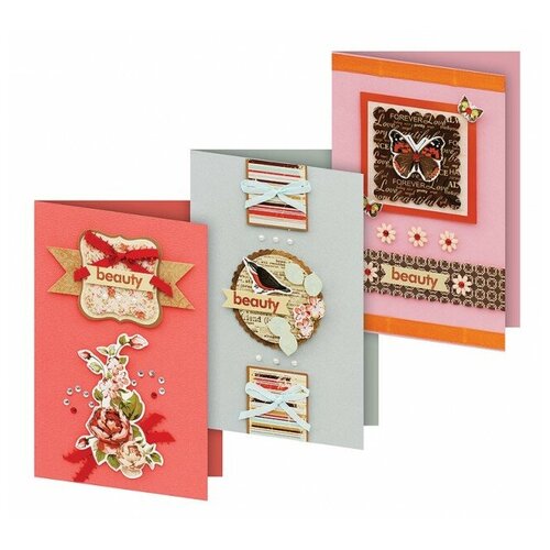 фото Набор для создания 3-х открыток "фантазия" белоснежка