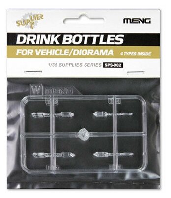 Сборные модели MENG SPS-002 "бутылки" Drink Bottles for Vehicle/Diorama(4types) 1/35