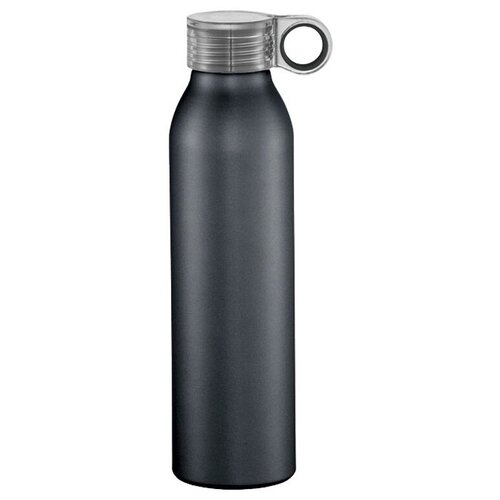 фото Спортивная алюминиевая бутылка "grom" на 650 мл, цвет черный