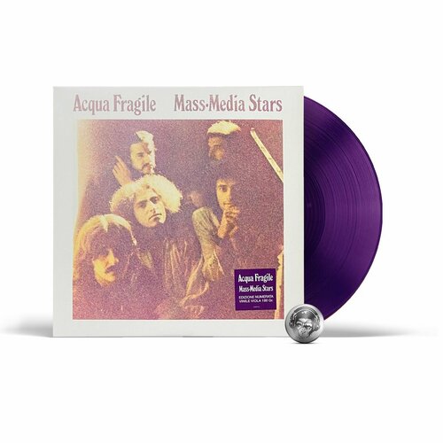 Acqua Fragile - Mass Media Stars (coloured) (LP) 2022 Purple, 180 Gram, Limited, Numbered Виниловая пластинка acqua fragile виниловая пластинка acqua fragile acqua fragile