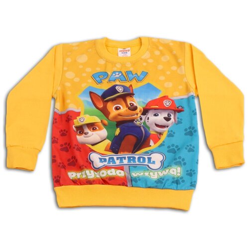 фото Толстовка paty kids, размер 122, желтый