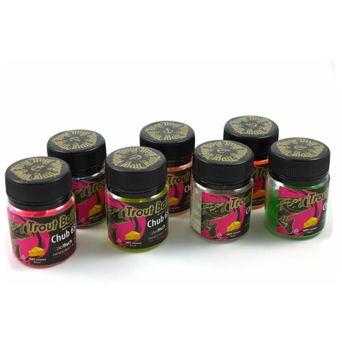 Силиконовая приманка TROUT BAIT в банке, DOSHIRACK 105, СЫР, Color: лимон, 2 банки