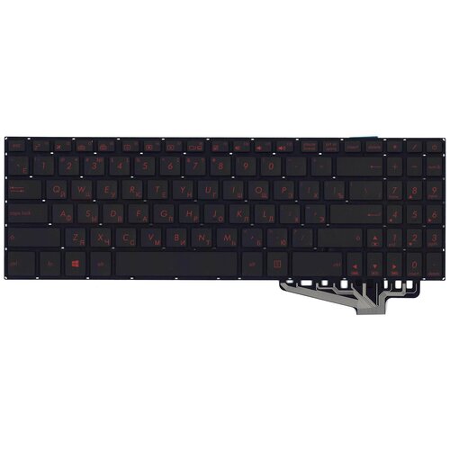 Клавиатура iQZiP для ноутбука Asus FX570 черная с подсветкой 2070₽