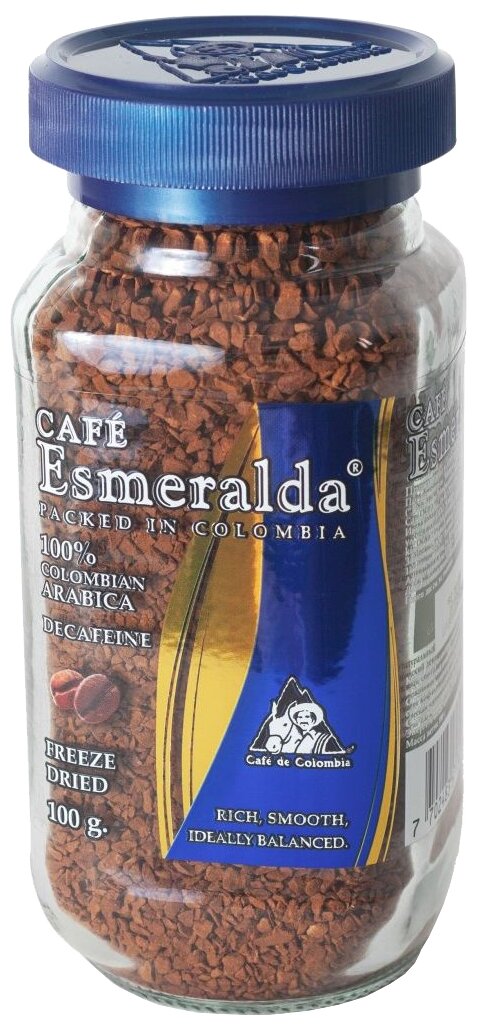 Кофе растворимый Cafe Esmeralda без кофеина, 100 г