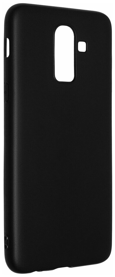 Черный силиконовый чехол для Samsung J8 2018