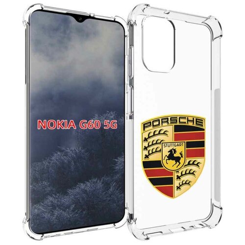 Чехол MyPads porsche-порш-5 мужской для Nokia G60 5G задняя-панель-накладка-бампер чехол mypads порш мужской для nokia x30 5g задняя панель накладка бампер