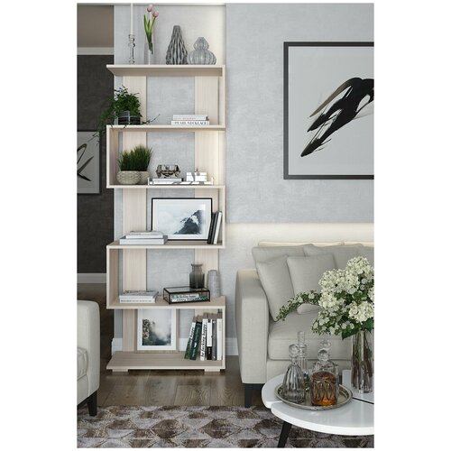 Стеллаж 2 ЛДСП Дуб Белфорд 1 шт 4914₽