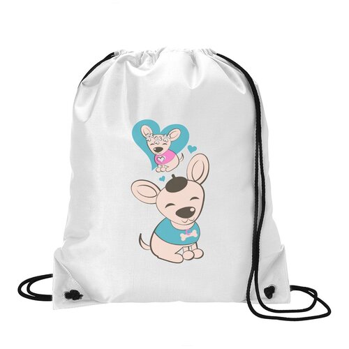 фото Сумка для обуви coolpodarok "влюбленная собачка (есть пара)"