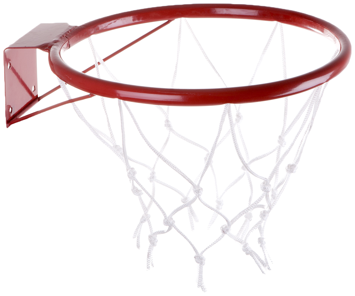 Кольцо баскетбольное №5, с сеткой, D=380 мм