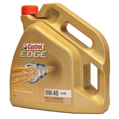 фото Castrol edge titanium fst sae 0w40, a3/b4 4x4l (масло моторное)