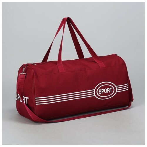 Сумка спортивная , 38х22х37 см, красный сумка спортивная сима ленд 38х22х37 см бордовый
