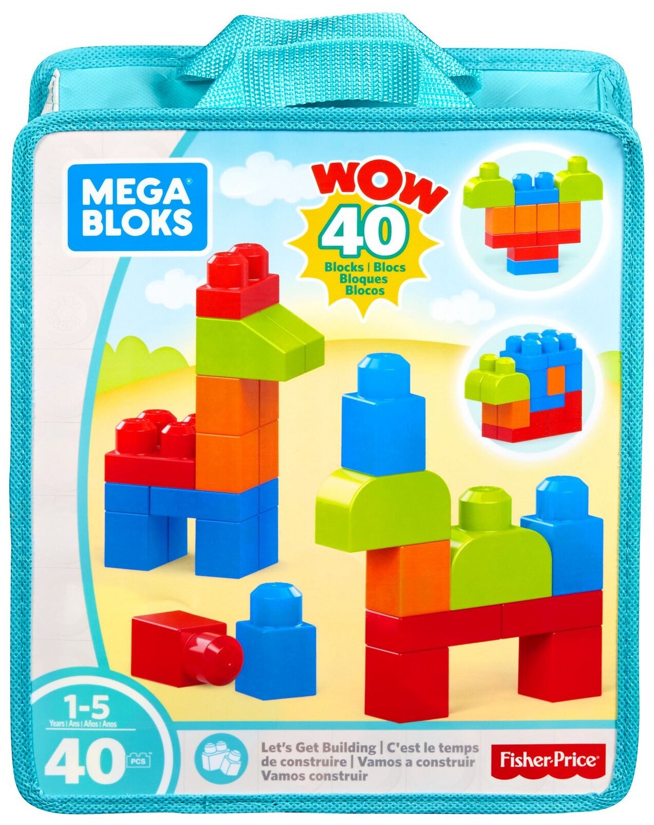 Конструктор Mega Bloks Давайте строить FKL01