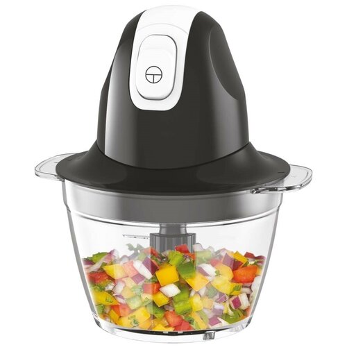 Измельчитель измельчитель кухонный электрический измельчитель для овощей и мяса импульсный режим 700Вт объем чаши 1 литр двухъярусные ножи 162700₽