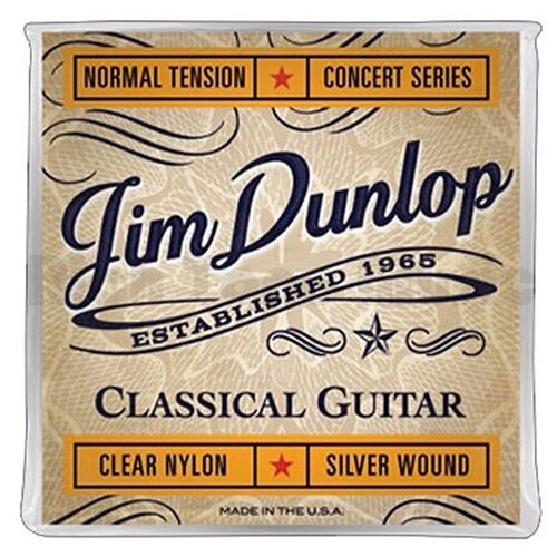 Струны для классической гитары DUNLOP DCV120 Classical Clear/Silver