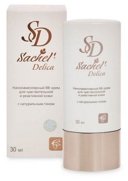 Sachel BB Крем для лица Delica, SPF 50, 30 мл, оттенок: натуральный, 1 шт.