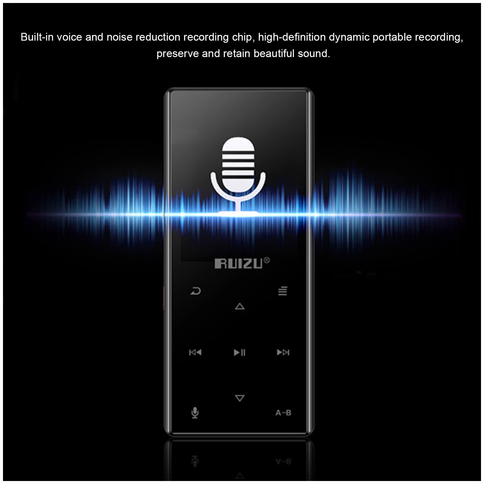 HiFi плеер RUIZI D29 8Gb Bluetooth Black