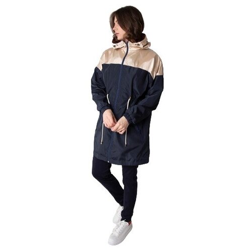 фото Куртка мамуля красотуля оригон синий_беж 44