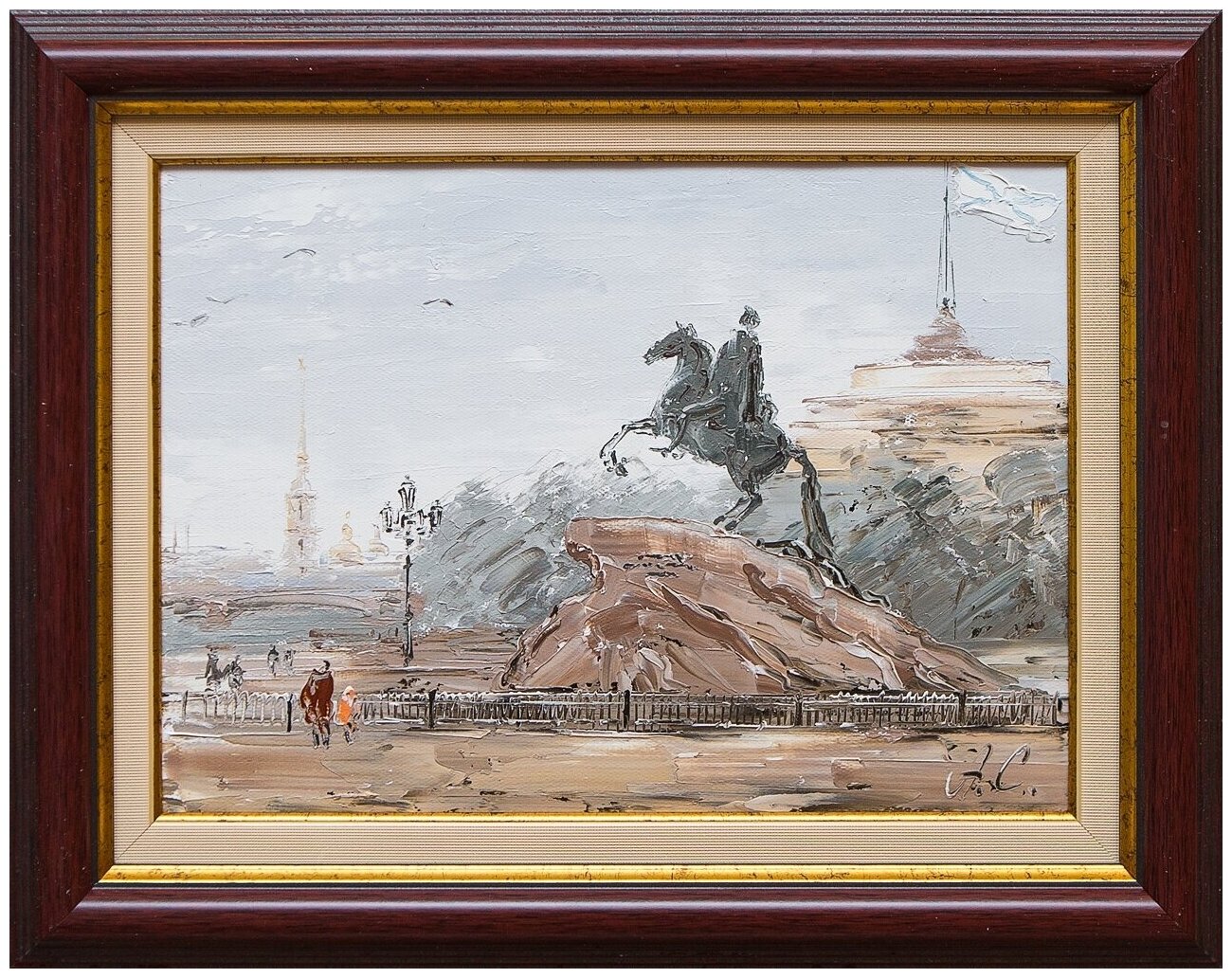 Медный всадник картина