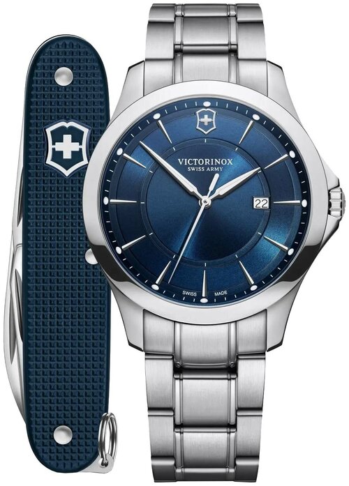 Наручные часы VICTORINOX Alliance 241910.1, синий, серебряный