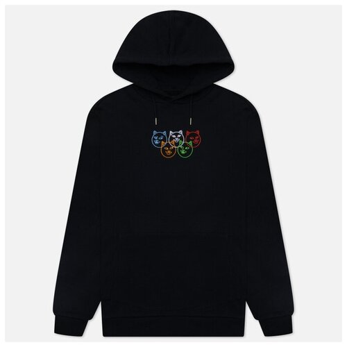 фото Мужская толстовка ripndip winners circle hoodie чёрный , размер s