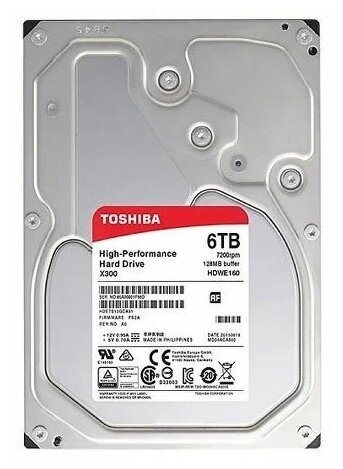 Жесткий диск Toshiba 6Tb (HDWE160UZSVA)