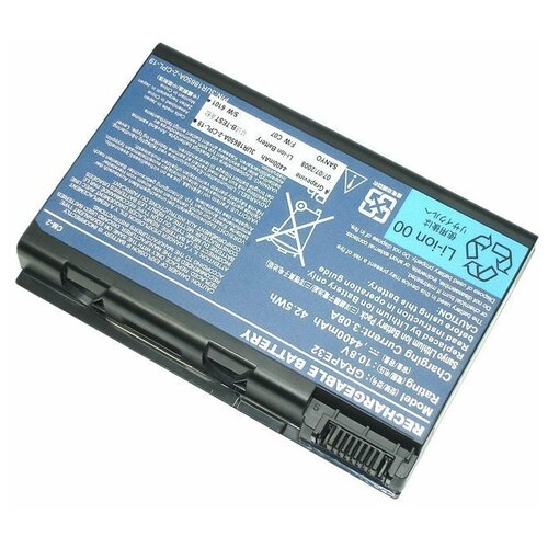 Аккумуляторная батарея для ноутбука Acer Aspire 5100 (BATBL50L6) 10,8-11,1V 5200mAh OEM черная